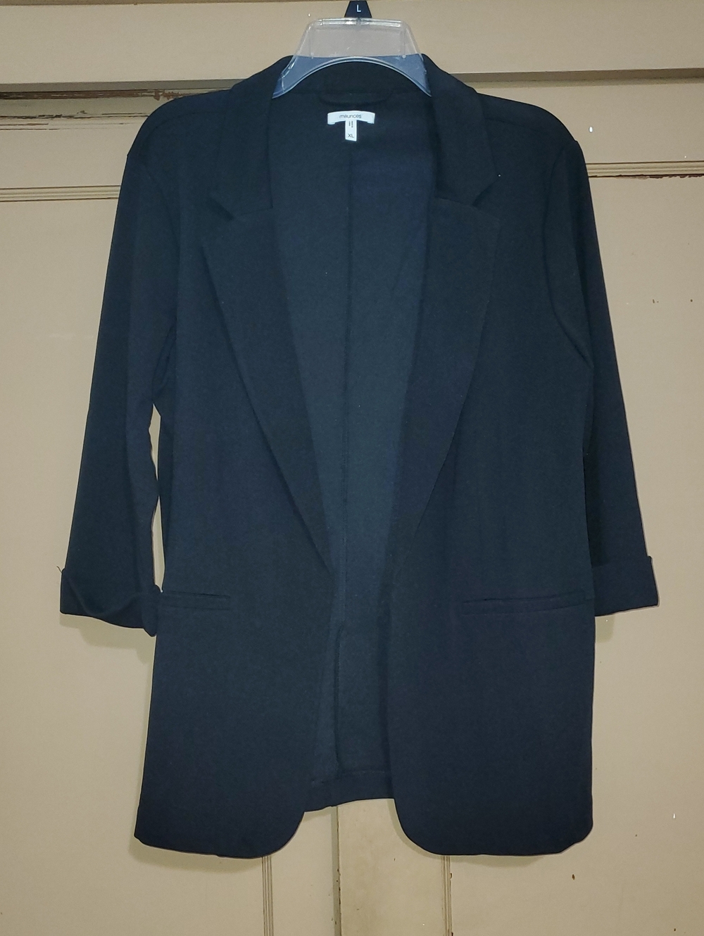 Maurices Black Open-Front Women's Blazer